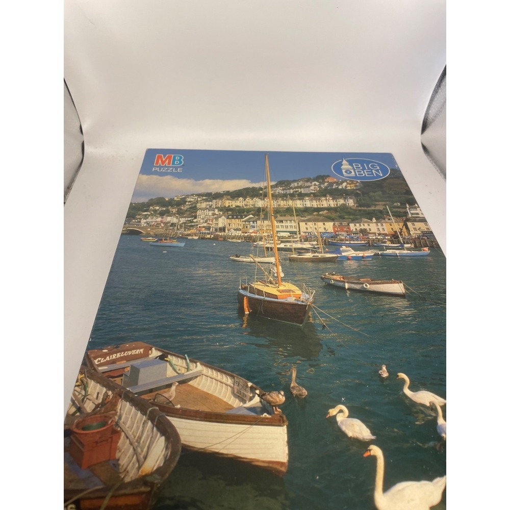 Vintage 1989 MB York Puzzle Cornwall coast England 20x26